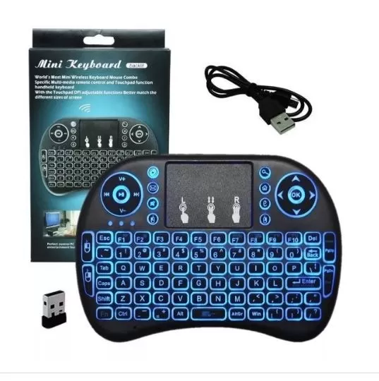 Mini Teclado Wireless ( COM LED ) - Imagem 2