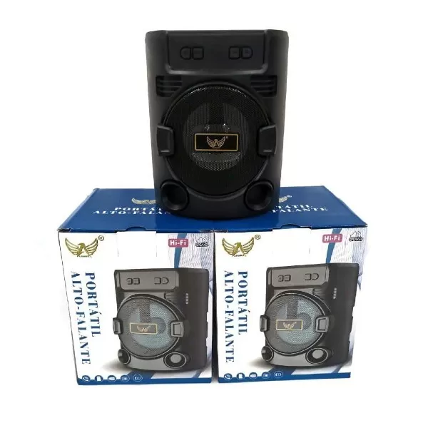 Caixa de Som Bluetooth Portátil com Entrada Cartão SD, Pen Drive, FM Altomex - Imagem 4
