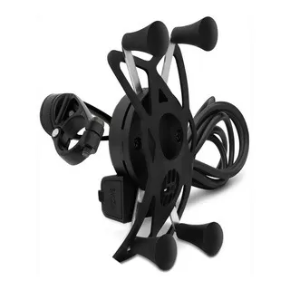 Suporte Celular GPS Com Carregador USB Moto Universal - Imagem 2