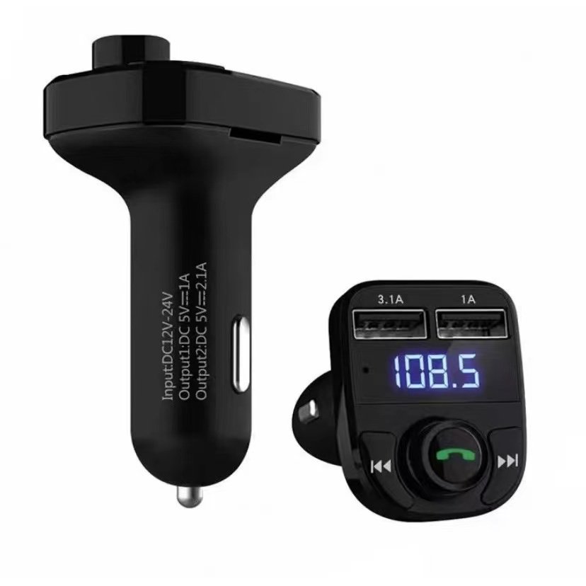 Carregador X8 Bluetooth Carro Sem Fio, Transmissor Fm Mp3 - Imagem 8