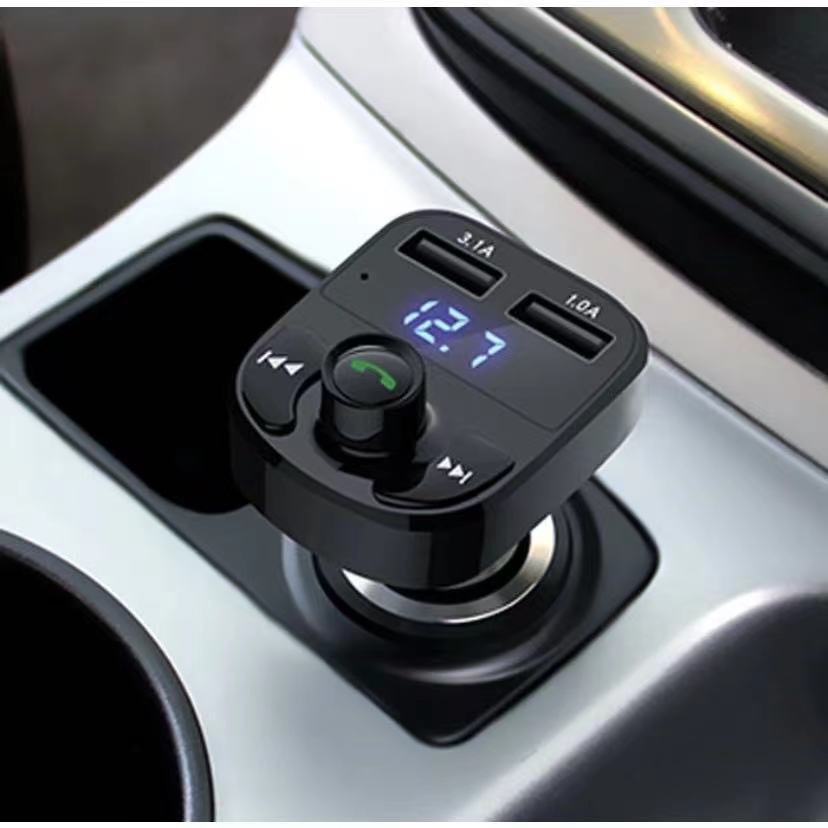 Carregador X8 Bluetooth Carro Sem Fio, Transmissor Fm Mp3 - Imagem 6