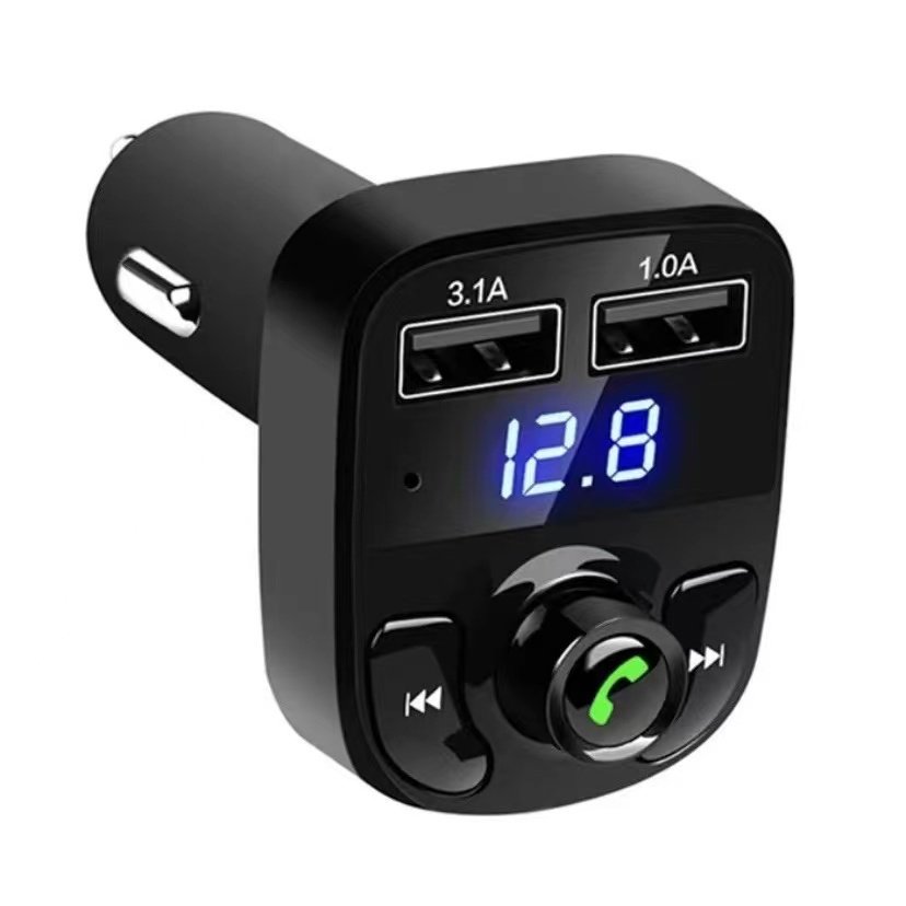 Carregador X8 Bluetooth Carro Sem Fio, Transmissor Fm Mp3 - Imagem 9